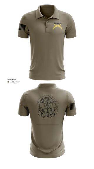 Short Sleeve Performance Polo, 977 HQ, Army, Teamtime, Team time, sublimation, custom sports apparel, team uniforms, spirit wear, spiritwear, sports uniforms, custom shirts, team store, custom team store, fundraiser sports, apparel fundraiser