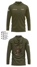 USS Illinois (SSN 786) 55868909 Long Sleeve Performance Shirt with hood - 57