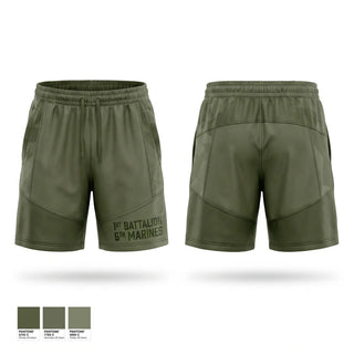Athletic Shorts With Pockets, 1st battalion 6th marines, Marines, Teamtime, Team time, sublimation, custom sports apparel, team uniforms, spirit wear, spiritwear, sports uniforms, custom shirts, team store, custom team store, fundraiser sports, apparel fundraiser