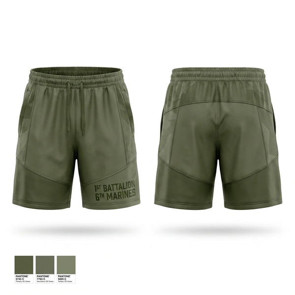 Athletic Shorts With Pockets, 1st battalion 6th marines, Marines, Teamtime, Team time, sublimation, custom sports apparel, team uniforms, spirit wear, spiritwear, sports uniforms, custom shirts, team store, custom team store, fundraiser sports, apparel fundraiser