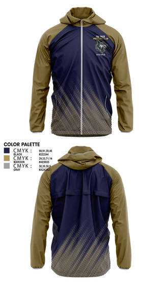 Windbreaker, The Pack Wrestling Club, Wrestling, Teamtime, Team time, sublimation, custom sports apparel, team uniforms, spirit wear, spiritwear, sports uniforms, custom shirts, team store, custom team store, fundraiser sports, apparel fundraiser