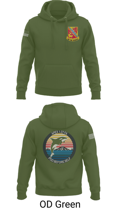 A BTRY, 1-37FAR 4037747 Hoodie - 58