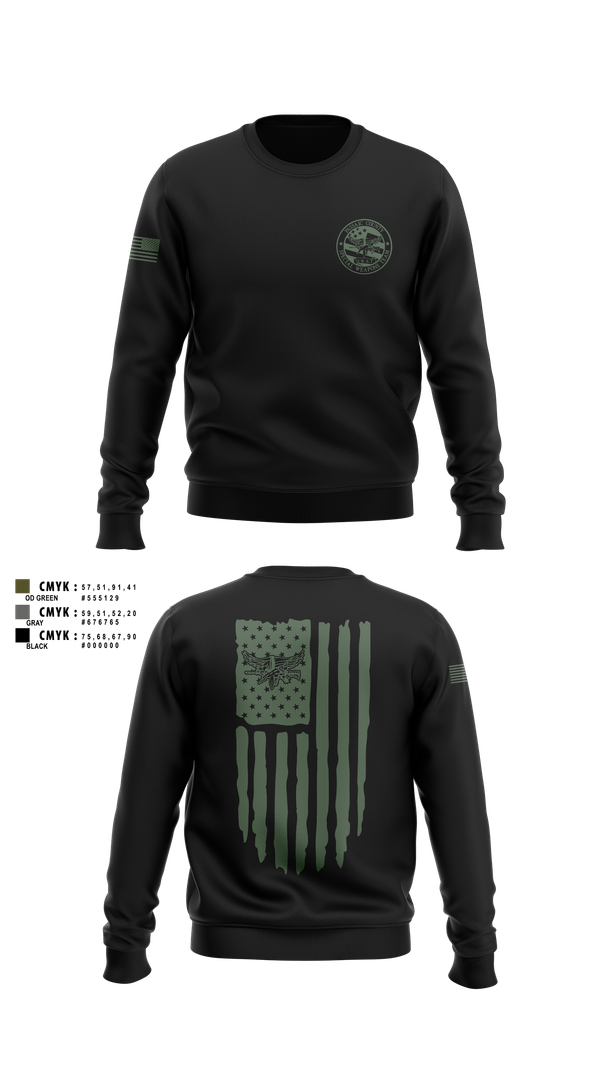Crew Neck Sweatshirt, PCSO Black Knights, , Teamtime, Team time, sublimation, custom sports apparel, team uniforms, spirit wear, spiritwear, sports uniforms, custom shirts, team store, custom team store, fundraiser sports, apparel fundraiser