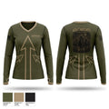 Nightmarchers 21961442 Women's Long Sleeve V-neck Shirt - 1