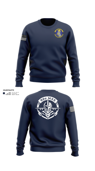 Crew Neck Sweatshirt, 92 MXS, Air Force, Teamtime, Team time, sublimation, custom sports apparel, team uniforms, spirit wear, spiritwear, sports uniforms, custom shirts, team store, custom team store, fundraiser sports, apparel fundraiser