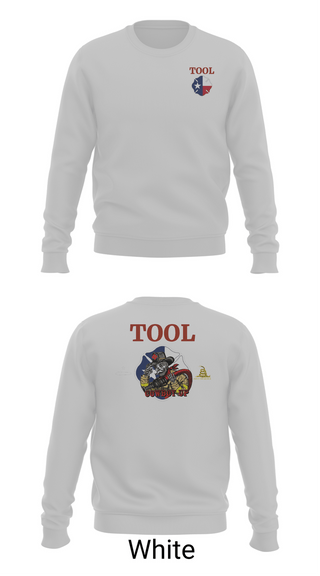 Crew Neck Sweatshirt, Tool Fire Rescue, Fire Department, Teamtime, Team time, sublimation, custom sports apparel, team uniforms, spirit wear, spiritwear, sports uniforms, custom shirts, team store, custom team store, fundraiser sports, apparel fundraiser