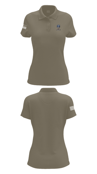 Womens Short Sleeve Performance Polo, Atlas Company 51st ESB-E, , Teamtime, Team time, sublimation, custom sports apparel, team uniforms, spirit wear, spiritwear, sports uniforms, custom shirts, team store, custom team store, fundraiser sports, apparel fundraiser