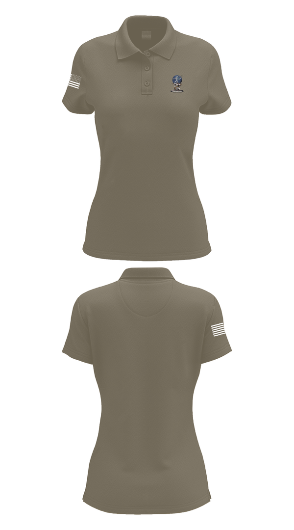 Womens Short Sleeve Performance Polo, Atlas Company 51st ESB-E, , Teamtime, Team time, sublimation, custom sports apparel, team uniforms, spirit wear, spiritwear, sports uniforms, custom shirts, team store, custom team store, fundraiser sports, apparel fundraiser