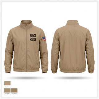 Windbreaker, 653 RSG, Army, Teamtime, Team time, sublimation, custom sports apparel, team uniforms, spirit wear, spiritwear, sports uniforms, custom shirts, team store, custom team store, fundraiser sports, apparel fundraiser