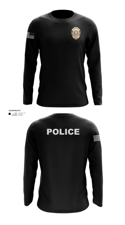 FOREST ACRES POLICE DEPARTMENT 85574925 Long Sleeve Performance Shirt 21