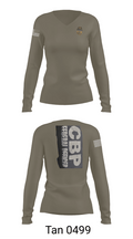 US Customs and Border Protection 40527171 Women's Long Sleeve V-neck Shirt - 11