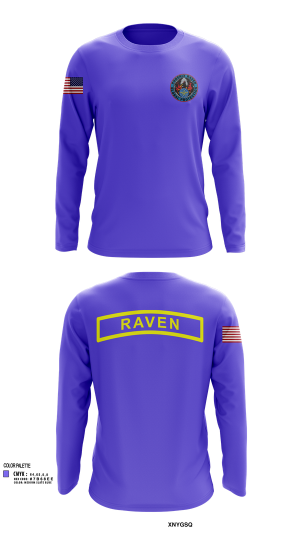 Long Sleeve Performance Shirt, Phoenix Raven Instrutor, , Teamtime, Team time, sublimation, custom sports apparel, team uniforms, spirit wear, spiritwear, sports uniforms, custom shirts, team store, custom team store, fundraiser sports, apparel fundraiser
