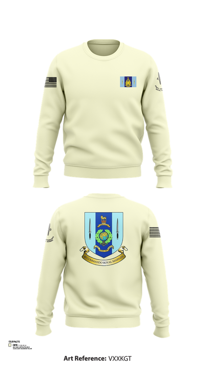 40 Royal marine commando 16460352 Crew Neck Sweatshirt - 103