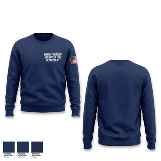Crew Neck Sweatshirt, Wayne Township Volunteer Fire Department, Fire Department, Teamtime, Team time, sublimation, custom sports apparel, team uniforms, spirit wear, spiritwear, sports uniforms, custom shirts, team store, custom team store, fundraiser sports, apparel fundraiser