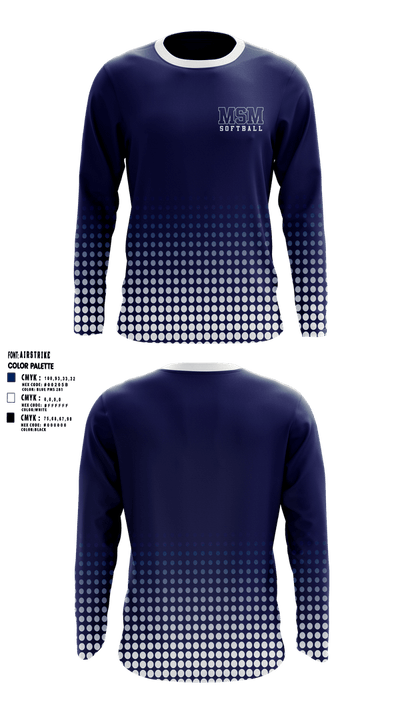 Mount Saint Mary  Long Sleeve Performance Shirt 1
