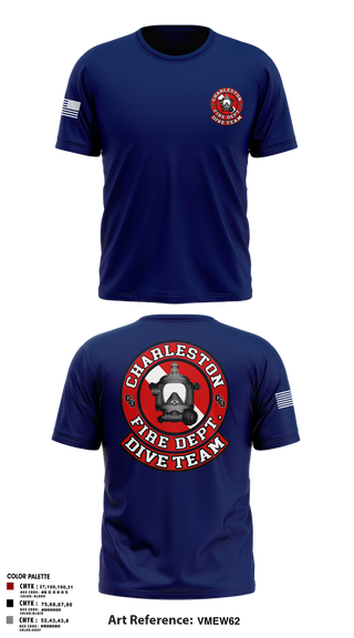 Old School Cotton Feel Shirt, Charleston Fire Dept Dive Team, Fire Department, Teamtime, Team time, sublimation, custom sports apparel, team uniforms, spirit wear, spiritwear, sports uniforms, custom shirts, team store, custom team store, fundraiser sports, apparel fundraiser