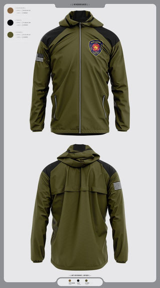 Windbreaker, PCFD, , Teamtime, Team time, sublimation, custom sports apparel, team uniforms, spirit wear, spiritwear, sports uniforms, custom shirts, team store, custom team store, fundraiser sports, apparel fundraiser