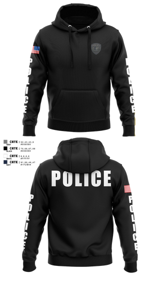 Hoodie, Sour Lake Police Department, Police, Teamtime, Team time, sublimation, custom sports apparel, team uniforms, spirit wear, spiritwear, sports uniforms, custom shirts, team store, custom team store, fundraiser sports, apparel fundraiser