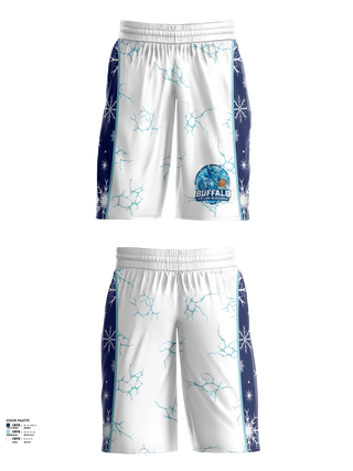Mens Reversible Basketball Shorts, Buffalo Blizzards Wheelchair Basketball team, Men's Basketball, Teamtime, Team time, sublimation, custom sports apparel, team uniforms, spirit wear, spiritwear, sports uniforms, custom shirts, team store, custom team store, fundraiser sports, apparel fundraiser