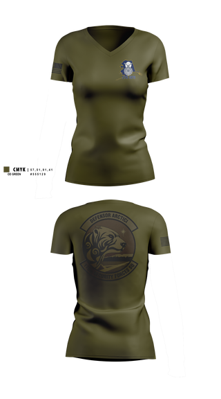Womens Short Sleeve Vneck Shirt, 176 SFS, National Guard, Teamtime, Team time, sublimation, custom sports apparel, team uniforms, spirit wear, spiritwear, sports uniforms, custom shirts, team store, custom team store, fundraiser sports, apparel fundraiser