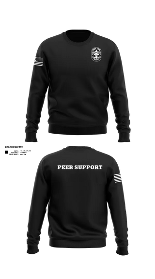 Crew Neck Sweatshirt, LMPD HSO TACMED, Police, Teamtime, Team time, sublimation, custom sports apparel, team uniforms, spirit wear, spiritwear, sports uniforms, custom shirts, team store, custom team store, fundraiser sports, apparel fundraiser