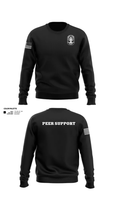 LMPD PEER SUPPORT 60613190 Crew Neck Sweatshirt - 50