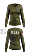 Major Theft Task Force Women's Long Sleeve V-neck Shirt - 101
