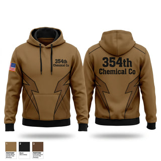 Hoodie, 354th Chemical Co, Army, Teamtime, Team time, sublimation, custom sports apparel, team uniforms, spirit wear, spiritwear, sports uniforms, custom shirts, team store, custom team store, fundraiser sports, apparel fundraiser