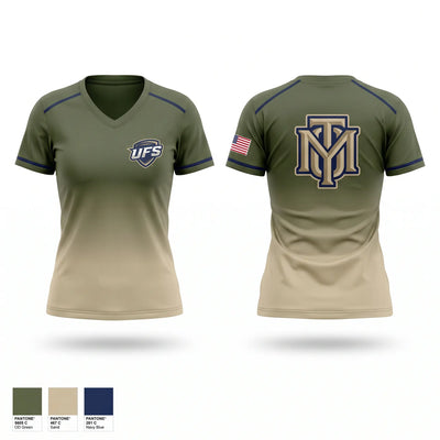 Dirt devils Women's Short Sleeve V-neck Shirt - 1