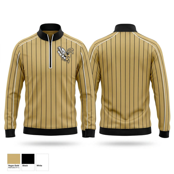Quarter Zip Jacket, 404 Stingers, Baseball, Teamtime, Team time, sublimation, custom sports apparel, team uniforms, spirit wear, spiritwear, sports uniforms, custom shirts, team store, custom team store, fundraiser sports, apparel fundraiser