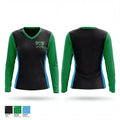 Wolverines 61477773 Women's Long Sleeve V-neck Shirt - 1