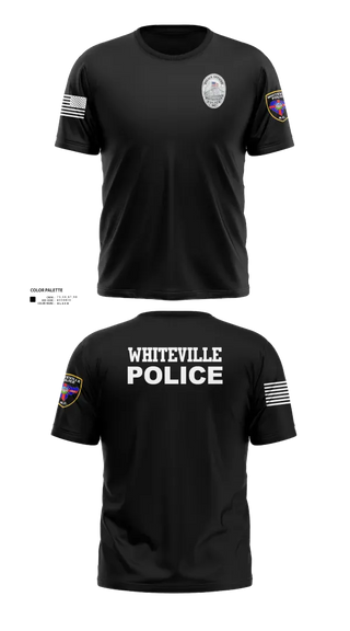 Short Sleeve Performance Shirt, Whiteville Police Department, Police, Teamtime, Team time, sublimation, custom sports apparel, team uniforms, spirit wear, spiritwear, sports uniforms, custom shirts, team store, custom team store, fundraiser sports, apparel fundraiser