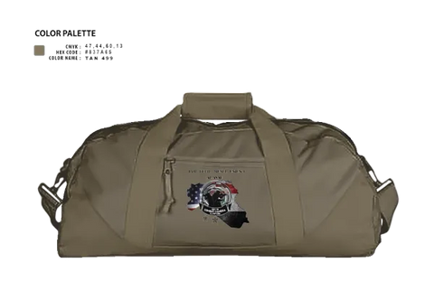 Duffle Bag, 982nd Combat Camera Co., , Teamtime, Team time, sublimation, custom sports apparel, team uniforms, spirit wear, spiritwear, sports uniforms, custom shirts, team store, custom team store, fundraiser sports, apparel fundraiser
