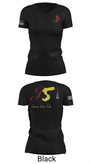 Womens Short Sleeve Vneck Shirt, Jonny Five Film, , Teamtime, Team time, sublimation, custom sports apparel, team uniforms, spirit wear, spiritwear, sports uniforms, custom shirts, team store, custom team store, fundraiser sports, apparel fundraiser