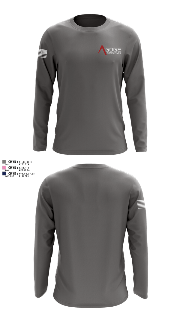 Long Sleeve Performance Shirt, Agoge Combatives, , Teamtime, Team time, sublimation, custom sports apparel, team uniforms, spirit wear, spiritwear, sports uniforms, custom shirts, team store, custom team store, fundraiser sports, apparel fundraiser