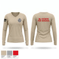New Jersey Division of Fire Safety Women's Long Sleeve V-neck Shirt - 1