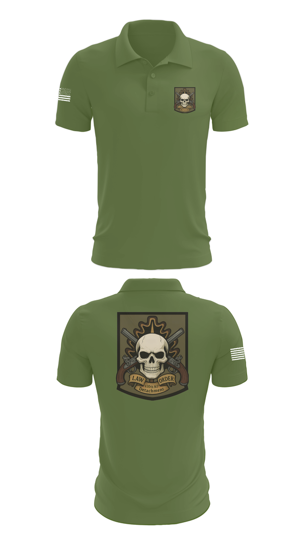 Short Sleeve Performance Polo, 430th MP Detachment, , Teamtime, Team time, sublimation, custom sports apparel, team uniforms, spirit wear, spiritwear, sports uniforms, custom shirts, team store, custom team store, fundraiser sports, apparel fundraiser