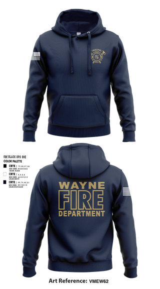 Hoodie, Wayne Fire Department, Fire Department, Teamtime, Team time, sublimation, custom sports apparel, team uniforms, spirit wear, spiritwear, sports uniforms, custom shirts, team store, custom team store, fundraiser sports, apparel fundraiser