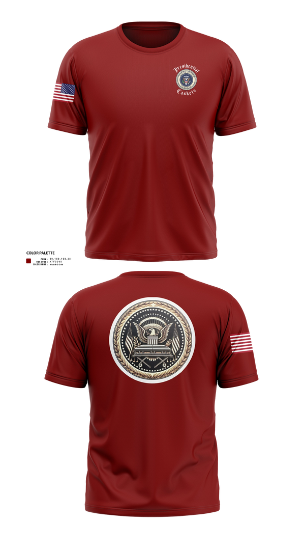 Old School Cotton Feel Shirt, Presidential Caskets Platoon, Army, Teamtime, Team time, sublimation, custom sports apparel, team uniforms, spirit wear, spiritwear, sports uniforms, custom shirts, team store, custom team store, fundraiser sports, apparel fundraiser