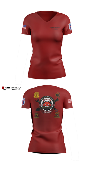 Womens Short Sleeve Vneck Shirt, F FSB, 5-25 FAR, Army, Teamtime, Team time, sublimation, custom sports apparel, team uniforms, spirit wear, spiritwear, sports uniforms, custom shirts, team store, custom team store, fundraiser sports, apparel fundraiser