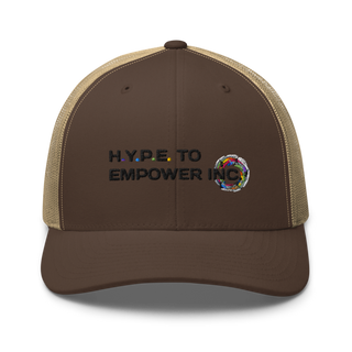 H.Y.P.E. to Empower, Inc. Retro Trucker Hat | Yupoong 6606