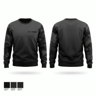 Crew Neck Sweatshirt, lunacats, , Teamtime, Team time, sublimation, custom sports apparel, team uniforms, spirit wear, spiritwear, sports uniforms, custom shirts, team store, custom team store, fundraiser sports, apparel fundraiser