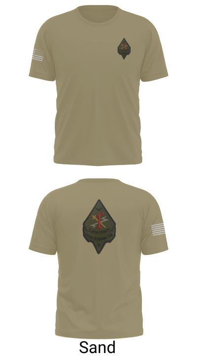 Clinton County SOT 49271130 Old School Cotton Feel Shirt - 86