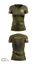 Eddy County Sheriff's Office Women's Short Sleeve V-neck Shirt - 21