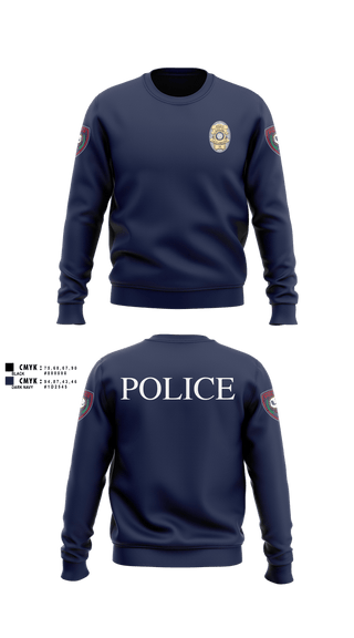 Crew Neck Sweatshirt, LACY LAKEVIEW POLICE, Police, Teamtime, Team time, sublimation, custom sports apparel, team uniforms, spirit wear, spiritwear, sports uniforms, custom shirts, team store, custom team store, fundraiser sports, apparel fundraiser