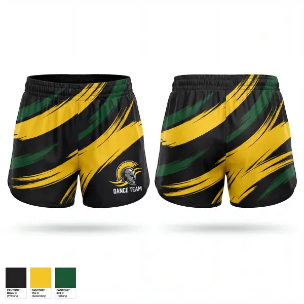 Womens Shorts, Waupun Middle School Dance Team, Cheer, Teamtime, Team time, sublimation, custom sports apparel, team uniforms, spirit wear, spiritwear, sports uniforms, custom shirts, team store, custom team store, fundraiser sports, apparel fundraiser