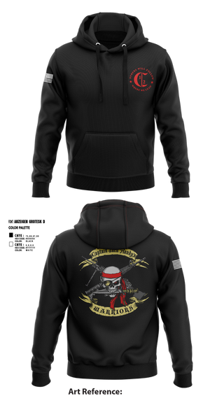 Hoodie, 1st Battalion 2nd Marines Charlie Company, , Teamtime, Team time, sublimation, custom sports apparel, team uniforms, spirit wear, spiritwear, sports uniforms, custom shirts, team store, custom team store, fundraiser sports, apparel fundraiser