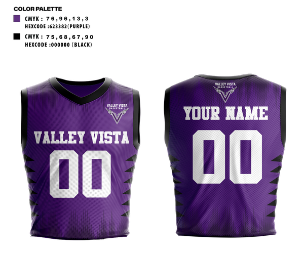 Mens Basketball Jersey, Valley Vista Basketball, Men's Basketball, Teamtime, Team time, sublimation, custom sports apparel, team uniforms, spirit wear, spiritwear, sports uniforms, custom shirts, team store, custom team store, fundraiser sports, apparel fundraiser