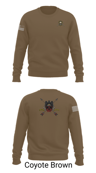 Crew Neck Sweatshirt, HHC 1ST BN 65TH INF REG, , Teamtime, Team time, sublimation, custom sports apparel, team uniforms, spirit wear, spiritwear, sports uniforms, custom shirts, team store, custom team store, fundraiser sports, apparel fundraiser