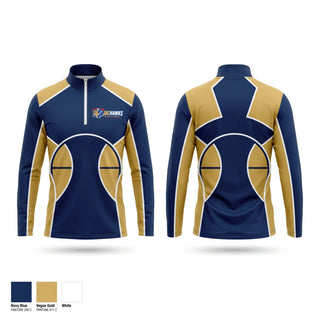 Quarter Zip Jacket, JagHawks, Men's Basketball, Teamtime, Team time, sublimation, custom sports apparel, team uniforms, spirit wear, spiritwear, sports uniforms, custom shirts, team store, custom team store, fundraiser sports, apparel fundraiser